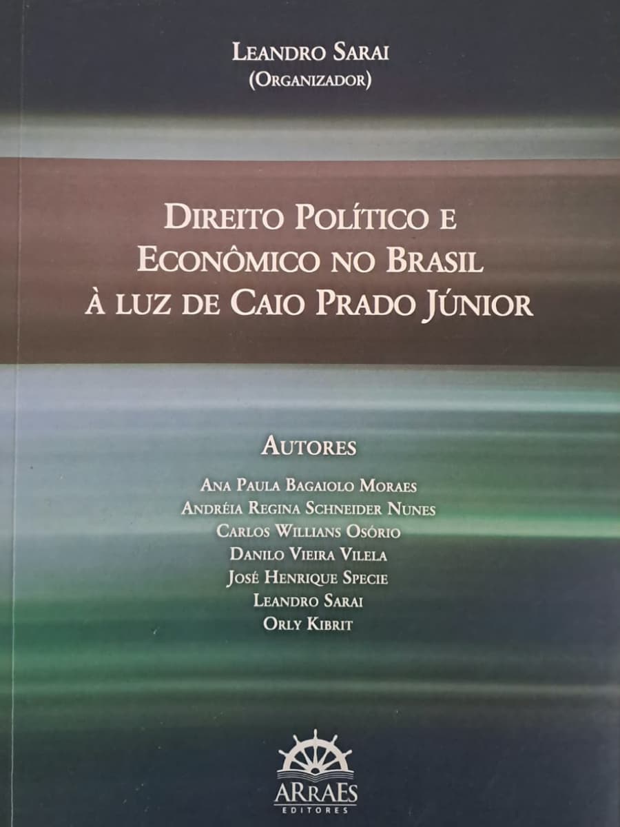 Capa do livro Direito Político e Econômico no Brasil à luz de Caio Prado Júnior