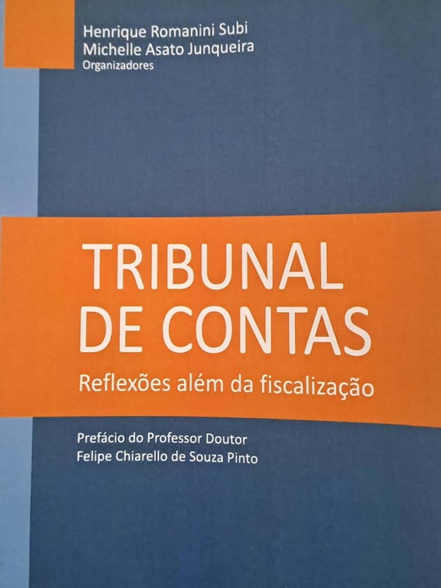 Capa do livro Tribunal de Contas: Reflexões além da fiscalização