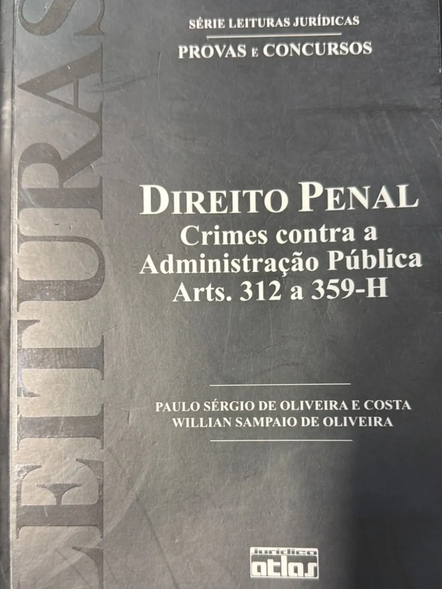 Capa da 1ª edição de Direito Penal — Crimes contra a Administração Pública
