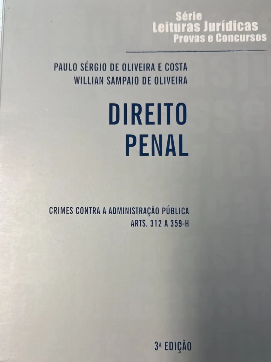 Capa da 3ª edição de Direito Penal — Crimes contra a Administração Pública