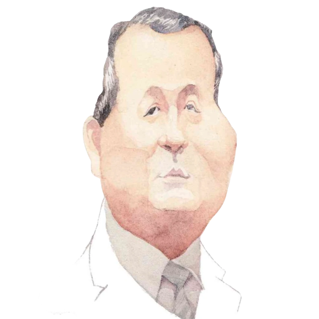 Caricatura de Willian Sampaio de Oliveira, sócio fundador